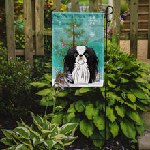 Load image into Gallery viewer, Christmas Tree and Japanese Chin Garden Flag – Decorative Outdoor Yard Flag BB1602GF