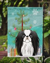 Load image into Gallery viewer, Christmas Tree and Japanese Chin Garden Flag – Decorative Outdoor Yard Flag BB1602GF