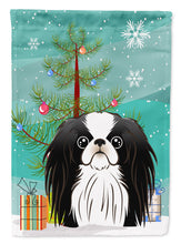 Load image into Gallery viewer, Christmas Tree and Japanese Chin Garden Flag – Decorative Outdoor Yard Flag BB1602GF