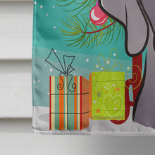 Load image into Gallery viewer, Christmas Tree and Weimaraner Flag Canvas House Size BB1603CHF