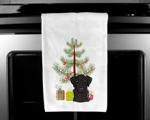 Load image into Gallery viewer, Christmas Tree and Black Labrador Kitchen Towels – Set of 2 - Decorative &amp; Absorbent Cotton | BB1607WTKT