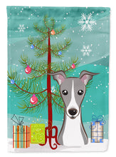 Load image into Gallery viewer, Christmas Tree and Italian Greyhound Garden Flag – Decorative Outdoor Yard Flag BB1608GF