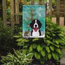Load image into Gallery viewer, Christmas Tree and Bernese Mountain Dog Garden Flag – Decorative Outdoor Yard Flag BB1609GF
