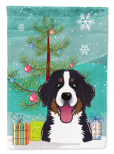 Load image into Gallery viewer, Christmas Tree and Bernese Mountain Dog Garden Flag – Decorative Outdoor Yard Flag BB1609GF