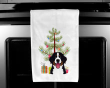 Load image into Gallery viewer, Christmas Tree and Bernese Mountain Dog Kitchen Towels – Set of 2 - Decorative &amp; Absorbent Cotton | BB1609WTKT