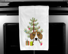 Load image into Gallery viewer, Christmas Tree and Beagle Kitchen Towels – Set of 2 - Decorative &amp; Absorbent Cotton | BB1611WTKT