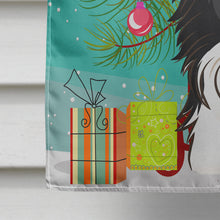 Load image into Gallery viewer, Christmas Tree and Border Collie Flag Canvas House Size BB1613CHF