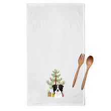 Load image into Gallery viewer, Christmas Tree and Border Collie Kitchen Towels – Set of 2 - Decorative &amp; Absorbent Cotton | BB1613WTKT