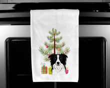 Load image into Gallery viewer, Christmas Tree and Border Collie Kitchen Towels – Set of 2 - Decorative &amp; Absorbent Cotton | BB1613WTKT