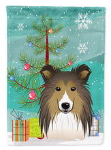 Load image into Gallery viewer, Christmas Tree and Sheltie Flag Canvas House Size BB1614CHF