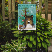 Load image into Gallery viewer, Christmas Tree and Sheltie Garden Flag – Decorative Outdoor Yard Flag BB1614GF