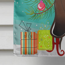 Load image into Gallery viewer, Christmas Tree and Basset Hound Flag Canvas House Size BB1615CHF