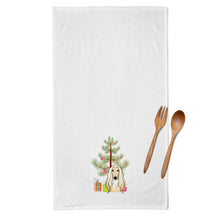 Load image into Gallery viewer, Christmas Tree and Afghan Hound Kitchen Towels – Set of 2 - Decorative &amp; Absorbent Cotton | BB1616WTKT