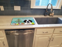 Load image into Gallery viewer, Christmas Tree and Saint Bernard Dish Drying Mat – Absorbent, Artistic Kitchen Essentials BB1618DDM