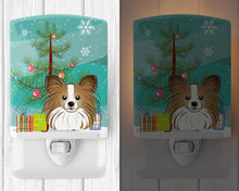 Load image into Gallery viewer, Christmas Tree and Papillon Ceramic Night Light BB1620CNL