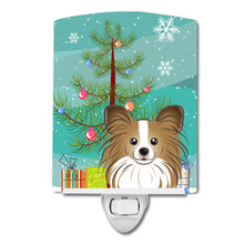 Load image into Gallery viewer, Christmas Tree and Papillon Ceramic Night Light BB1620CNL