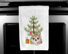 Load image into Gallery viewer, Christmas Tree and Chihuahua Kitchen Towels – Set of 2 - Decorative &amp; Absorbent Cotton | BB1623WTKT