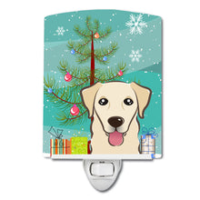 Load image into Gallery viewer, Christmas Tree and Golden Retriever Ceramic Night Light BB1624CNL