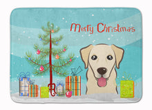 Load image into Gallery viewer, Christmas Tree and Golden Retriever Machine Washable Memory Foam Mat BB1624RUG