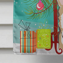 Load image into Gallery viewer, Christmas Tree and Sable Corgi Flag Canvas House Size BB1625CHF