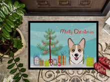 Load image into Gallery viewer, Christmas Tree and Sable Corgi Doormat - 24x36 Decorative Floor Mat – Indoor/Outdoor Rug with Artistic Flair BB1625JMAT