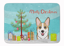 Load image into Gallery viewer, Christmas Tree and Sable Corgi Machine Washable Memory Foam Mat BB1625RUG