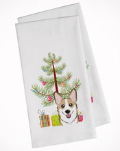 Load image into Gallery viewer, Christmas Tree and Sable Corgi Kitchen Towels – Set of 2 - Decorative &amp; Absorbent Cotton | BB1625WTKT