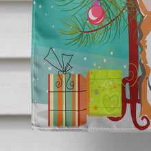 Load image into Gallery viewer, Christmas Tree and Red Corgi Flag Canvas House Size BB1626CHF