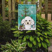 Load image into Gallery viewer, Christmas Tree and White Poodle Garden Flag – Decorative Outdoor Yard Flag BB1629GF