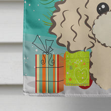 Load image into Gallery viewer, Christmas Tree and Buff Poodle Flag Canvas House Size BB1630CHF