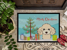 Load image into Gallery viewer, Christmas Tree and Buff Poodle Doormat - 24x36 Decorative Floor Mat – Indoor/Outdoor Rug with Artistic Flair BB1630JMAT