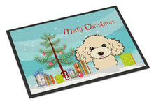 Load image into Gallery viewer, Christmas Tree and Buff Poodle Doormat - 24x36 Decorative Floor Mat – Indoor/Outdoor Rug with Artistic Flair BB1630JMAT
