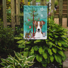Load image into Gallery viewer, Christmas Tree and Jack Russell Terrier Garden Flag – Decorative Outdoor Yard Flag BB1632GF