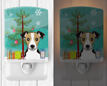 Load image into Gallery viewer, Christmas Tree and Jack Russell Terrier Ceramic Night Light BB1633CNL