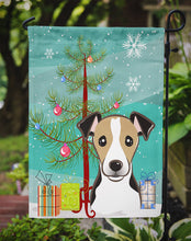 Load image into Gallery viewer, Christmas Tree and Jack Russell Terrier Garden Flag – Decorative Outdoor Yard Flag BB1633GF