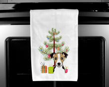 Load image into Gallery viewer, Christmas Tree and Jack Russell Terrier Kitchen Towels – Set of 2 - Decorative &amp; Absorbent Cotton | BB1633WTKT
