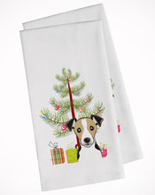 Load image into Gallery viewer, Christmas Tree and Jack Russell Terrier Kitchen Towels – Set of 2 - Decorative &amp; Absorbent Cotton | BB1633WTKT