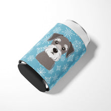 Load image into Gallery viewer, Snowflake Schnauzer Can or Bottle Hugger BB1640CC