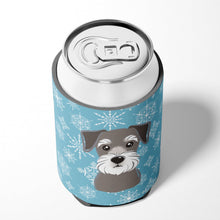 Load image into Gallery viewer, Snowflake Schnauzer Can or Bottle Hugger BB1640CC