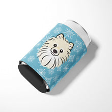 Load image into Gallery viewer, Snowflake Pomeranian Can or Bottle Hugger BB1641CC