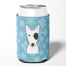 Load image into Gallery viewer, Snowflake Bull Terrier Can or Bottle Hugger BB1643CC