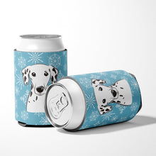 Load image into Gallery viewer, Snowflake Dalmatian Can or Bottle Hugger BB1644CC