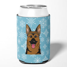 Load image into Gallery viewer, Snowflake German Shepherd Can or Bottle Hugger BB1645CC
