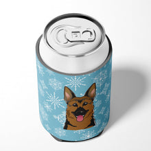 Load image into Gallery viewer, Snowflake German Shepherd Can or Bottle Hugger BB1645CC