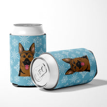 Load image into Gallery viewer, Snowflake German Shepherd Can or Bottle Hugger BB1645CC
