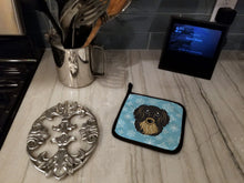 Load image into Gallery viewer, Snowflake Longhair Black and Tan Dachshund Pot Holders - Set of 2 - Heat-Resistant Kitchen Essentials BB1647PTHD
