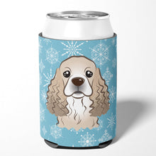 Load image into Gallery viewer, Snowflake Cocker Spaniel Can or Bottle Hugger BB1650CC