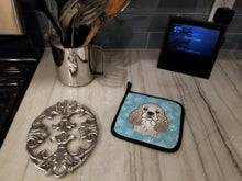 Load image into Gallery viewer, Snowflake Cocker Spaniel Pot Holders - Set of 2 - Heat-Resistant Kitchen Essentials BB1650PTHD