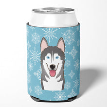 Load image into Gallery viewer, Snowflake Alaskan Malamute Can or Bottle Hugger BB1652CC