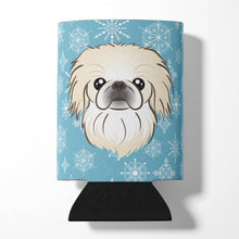 Load image into Gallery viewer, Snowflake Pekingese Can or Bottle Hugger BB1655CC